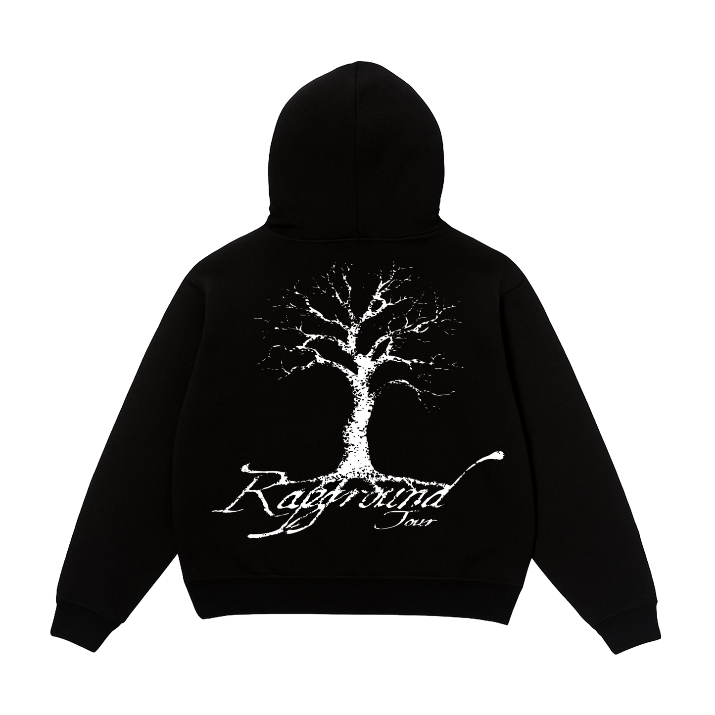 RapGround Tour 2026 Hoodie Boxy Fit - Tree Graphic