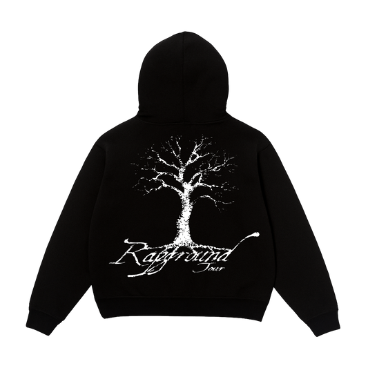 RapGround Tour 2026 Hoodie Boxy Fit - Tree Graphic