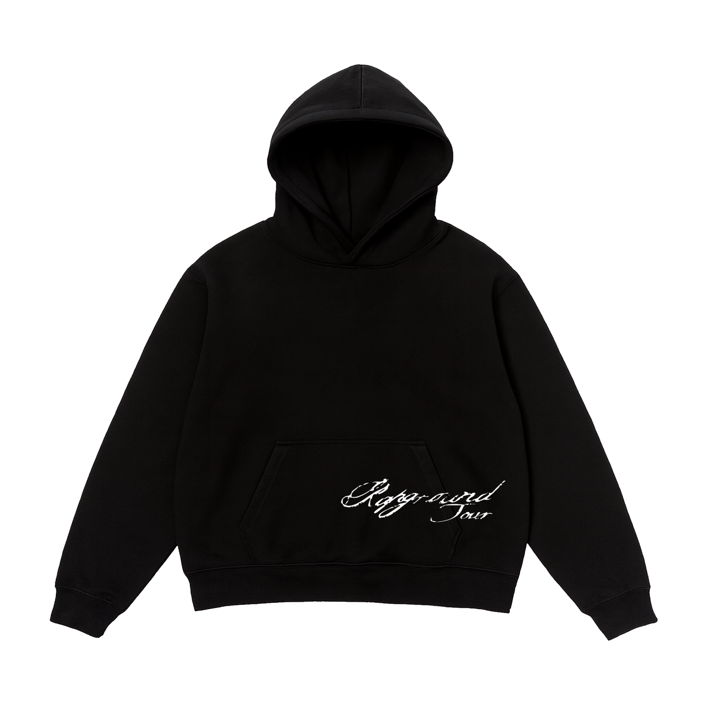 RapGround Tour 2026 Hoodie Boxy Fit - Tree Graphic